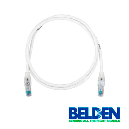 PATCHCORD UTP TRACEABLE CAT6 BELDEN C6T1109007 2.1MTS BLANCO CON LED