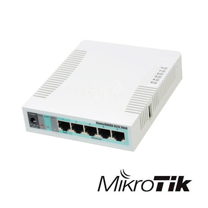 RUTEADOR INALAMBRICO MIKROTIK RB951G-2HND 5PTOS