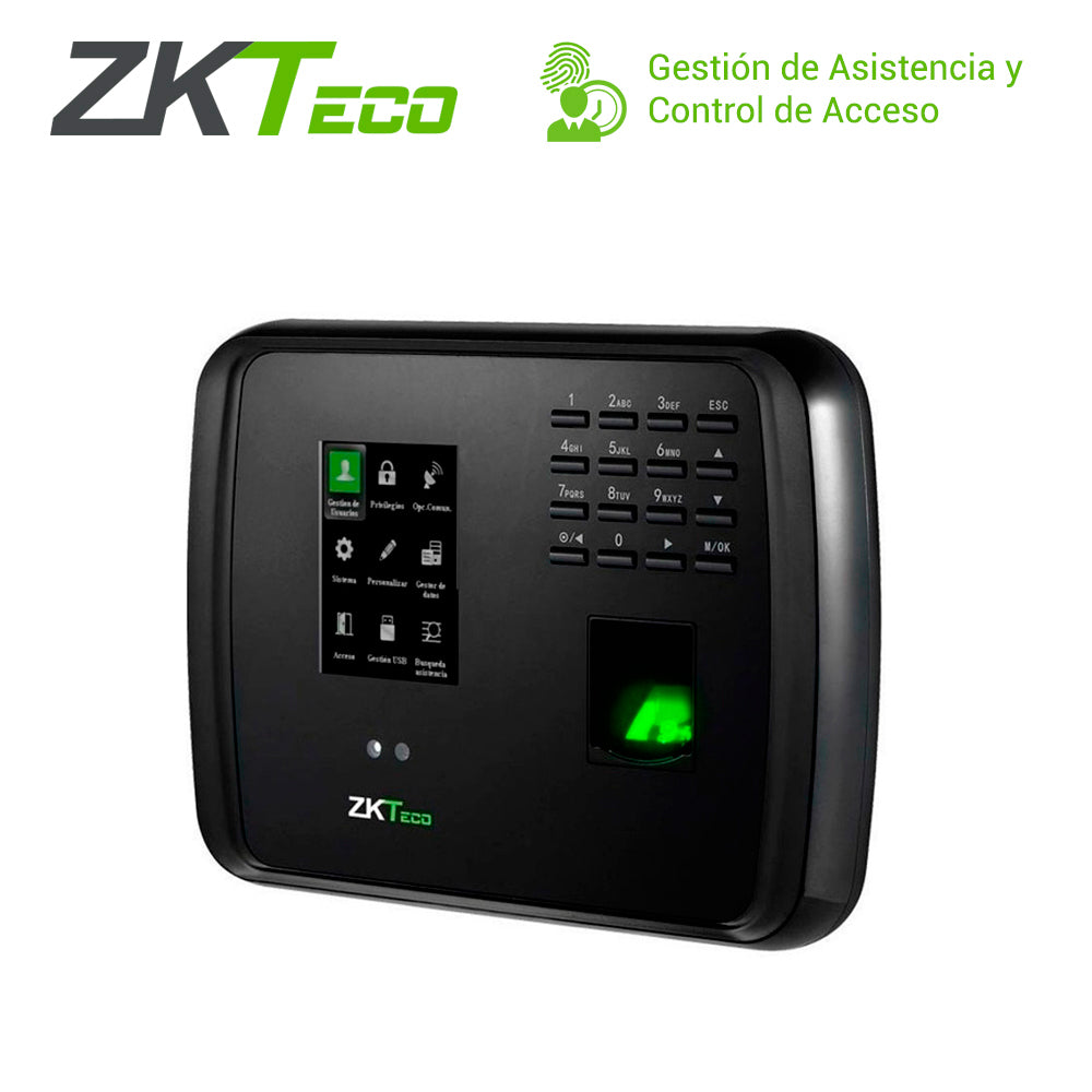 CONTROL DE ASISTENCIA FACIAL CHECADOR Y ACCESO BASICO ADMS ZKTECO MB460 ADMS  BIOMETRICO 2000HUELLAS/1500ROSTROS/100,000REGISTROS TCP/IP/USBHOST INTERIOR COMPATIBLE CON BIOTIME7.0