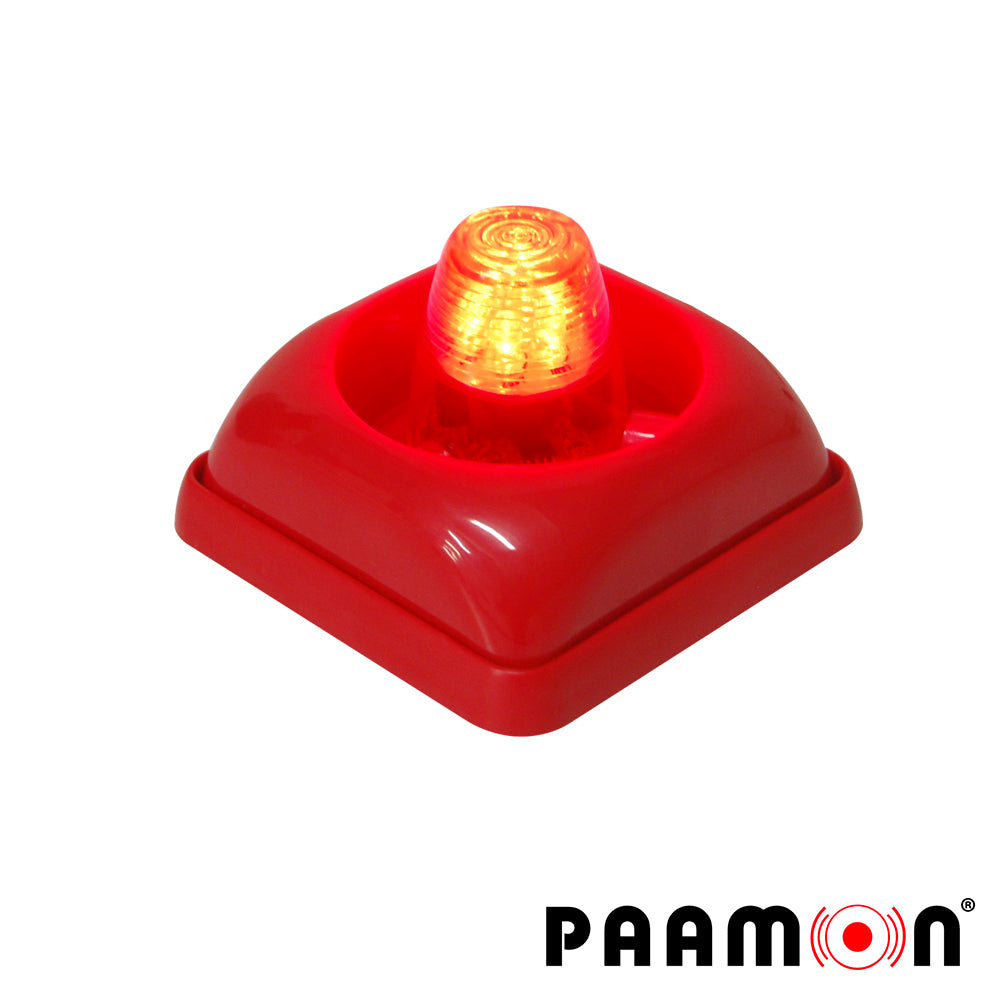 SIRENA/LUZ FUEGO PAAMON PAM-F2L 24V ROJA