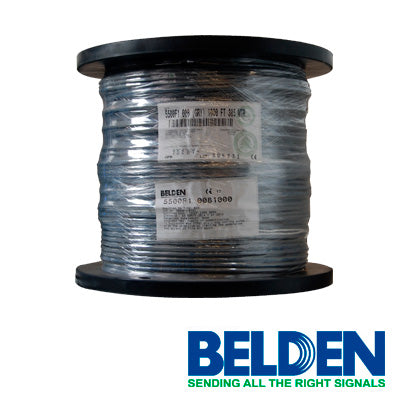 CABLE ALARMA BELDEN 5500F1 0081000 2C/22AWG INTERIOR-EXTERIOR BLINDADO GRIS 305M