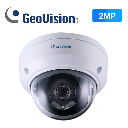 CÁMARA IP DOMO GEOVISION GV-ADR-2702 2MP, H.265, IP67, IK10 POE, 30M IR, 4.5W CONSUMO, LENTE FIJO, 2.8MM DISTANCIA FOCAL