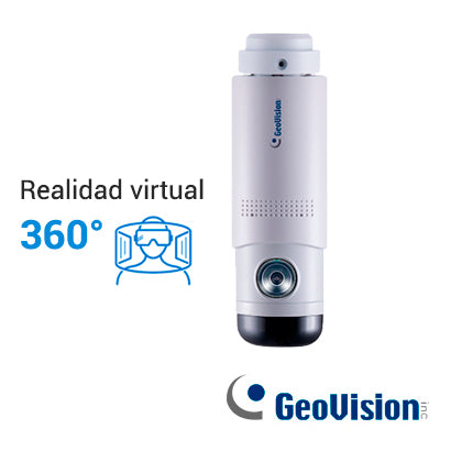 CAM IP DE REALIDAD VIRTUAL GEOVISION GV-VR36 0 360° 8MP H.265 LOW LUX IR 10M WDR