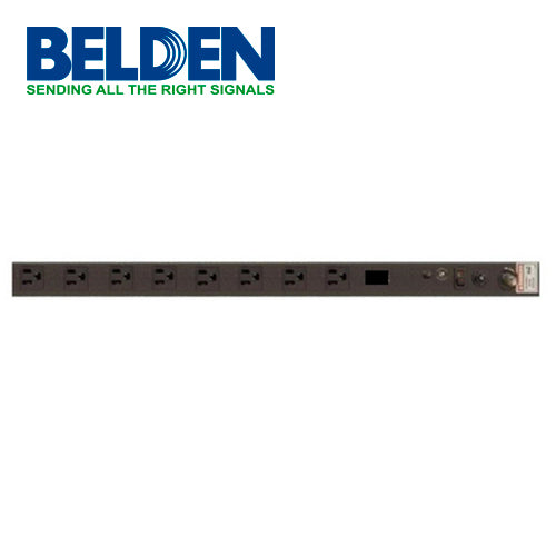 BARRA MULTICONTACTO PDU BELDEN 9BF1-081001 8 CONTACTOS 5-15R PROTECCION 15A