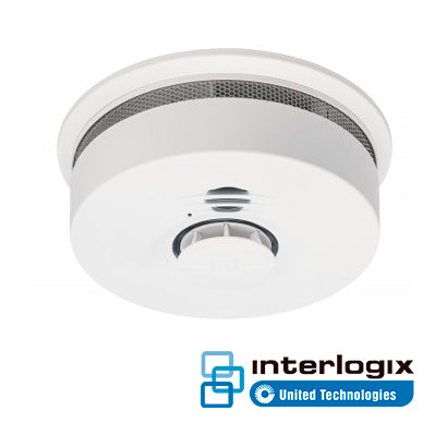 DETECTOR HUMO INALAMBRICO INTERLOGIX SDX-135Z COMPATIBLE CON PANELES NX/SIMON/ULTRASYNC CON SENSOR DE CONGELACION Y CALOR
