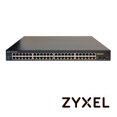 SWITCH POE+ 48GIGA/24POE/2SFP ADMINISTRABLE-L2 ZYXEL GS1900-48HP 170W
