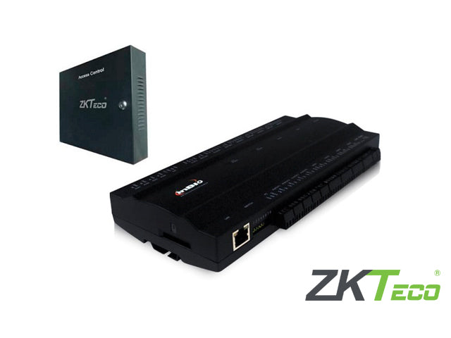 PANEL DE CONTROL DE ACCESO AVANZADO ZKTECO INBIO460BOX KIT GABINETE Y FUENTE 4PUERTAS/4LECTORASWG/8LECTORASRS485/3000HUELLAS/30,000
TARJETAS/100,000REGISTROS TCPIP/RS485/4INOUTAUXCOMPATIBLECON LECTORA SERIE KRYFR