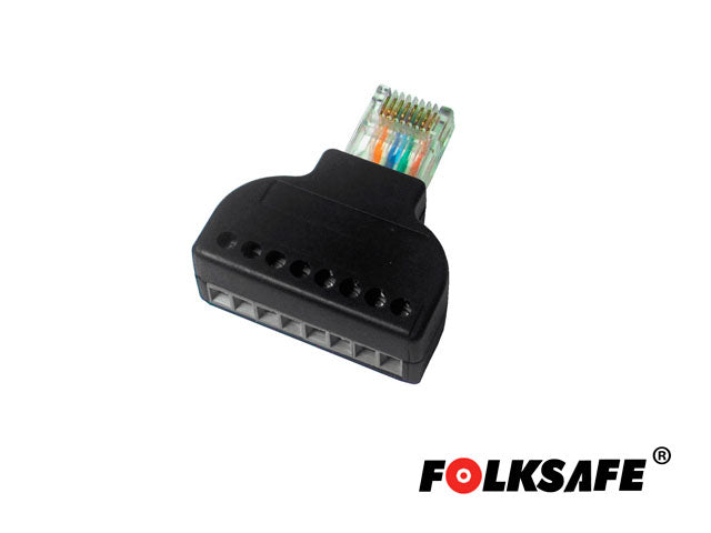 CONECTOR RJ45 A TERMINAL FOLKSAFE FS-RJ45A