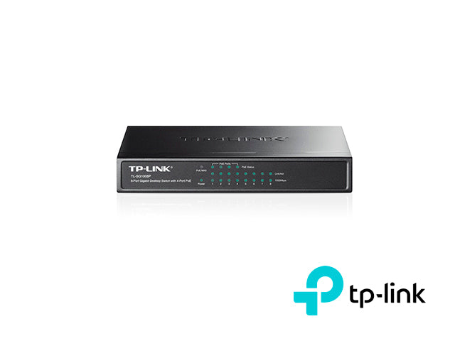 SWITCH POE+ 8GIGA/4POE NO-ADMINISTRABLE TP-LINK TL-SG1008P 53W