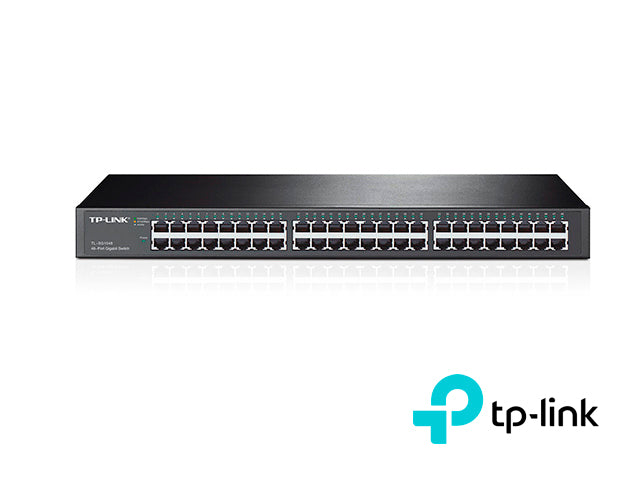 SWITCH 48 GIGA NO-ADMIN TP-LINK TL-SG1048 PARA RACK DE ACERO