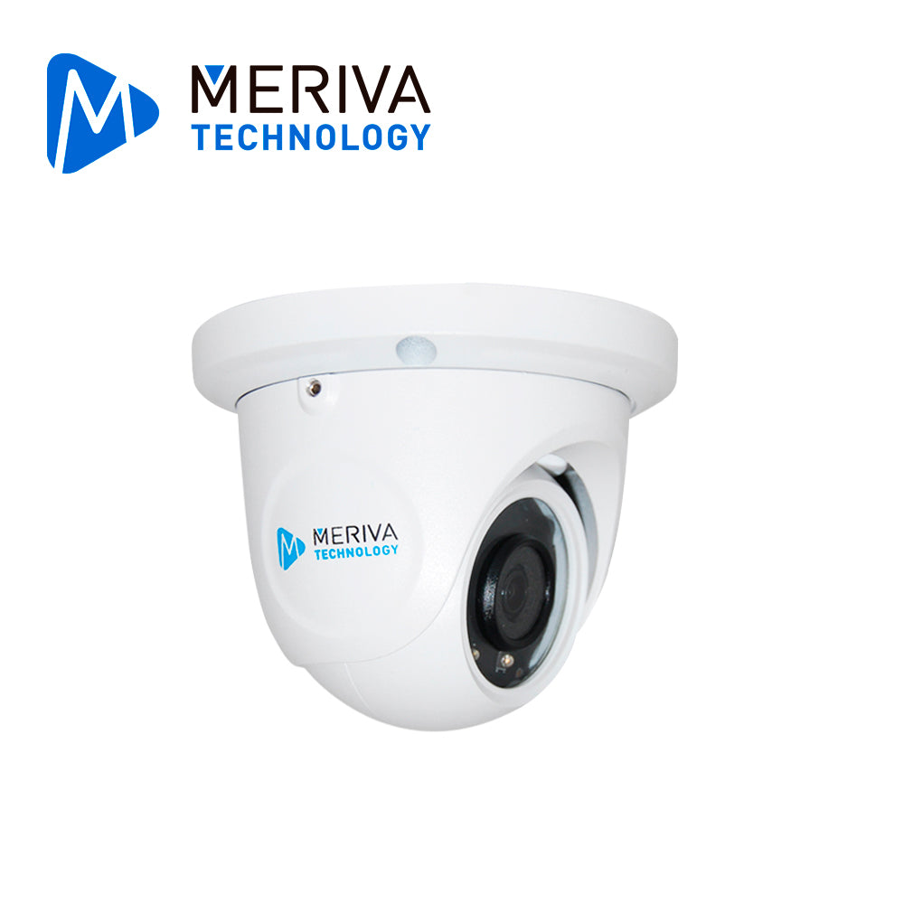 CAMARA IP DOMO MERIVA TECHNOLGY MFD200SF4 / H.264 / 2MP / 3.6MM / 20M IR / STARLIGHT / IP66 / METALICA / POE / 12VDC