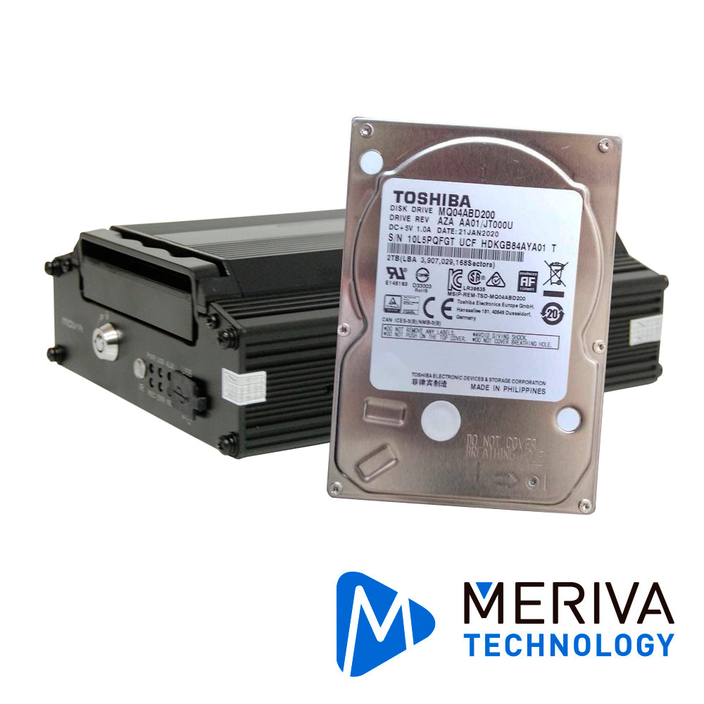 DVR MOVIL MERIVA MX1-HD2TB CON 1 DD DISCO DURO 2.5 2TB