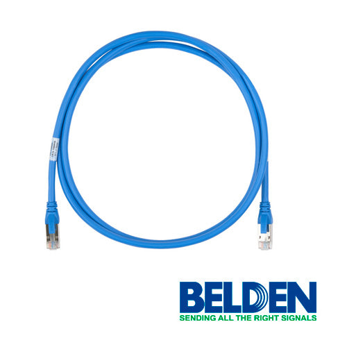 PATCHCORD F / UTP BLINDADO CAT 6 BELDEN C6F1106005 1.5 MTS AZUL