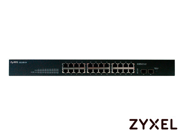 SWITCH 24GIGA NO-ADM ZYXEL GS1100-24 RACK