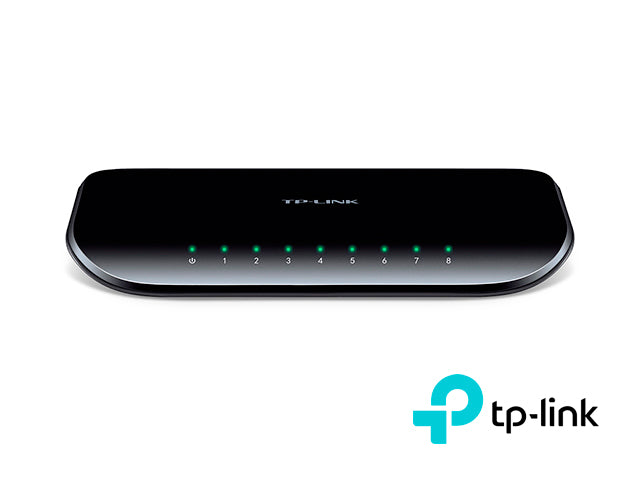 SWITCH 8GIGA NO-ADM TP-LINK TL-SG1008D PLASTICO ESCRITORIO