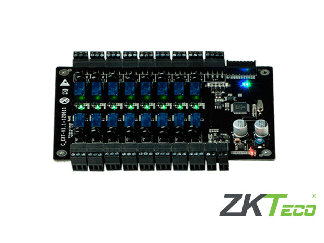 TARJETA DE EXPANSION ZKTECO EX16 CONTROLA 16 PISOS  RS485 REQ PANEL EC10