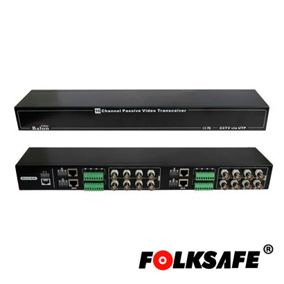 TRANSCEPTOR HD 16 CANALES HUB FOLKSAFE FS-HDP4616