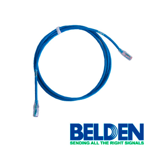 PATCHCORD UTP CAT5E BELDEN C501106010 3MTS AZUL