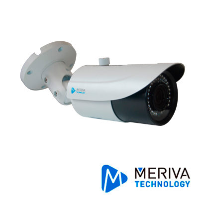 CAMARA AHD/TVI 2MP BULLET MERIVA TECHNOLOGY MHT-2210 2MP DWDR VARIFOCAL 2.8-12MM COC (CONTROL POR CABLE CON DVRS MERIVA)
